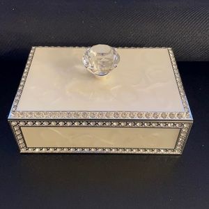 Jewelry Storage Box white bling
